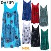 Women's Fashion Bohemia Summer Spring Sleeveless Suspenders O-Neck Casual Dresses