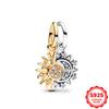 Charms Silver 925 Pendant Beads Fits 3mm Bracelet Bangle Necklace For Women Luxury DIY Jewelry Making Fine Gifts