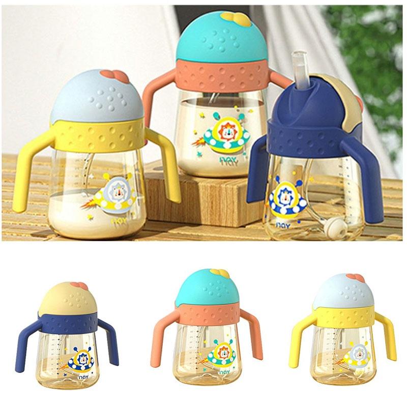 PP Антиколиковая детская бутылочка для кормления 300 мл Широкое горлышко Бутылочка для обучения питью молоко