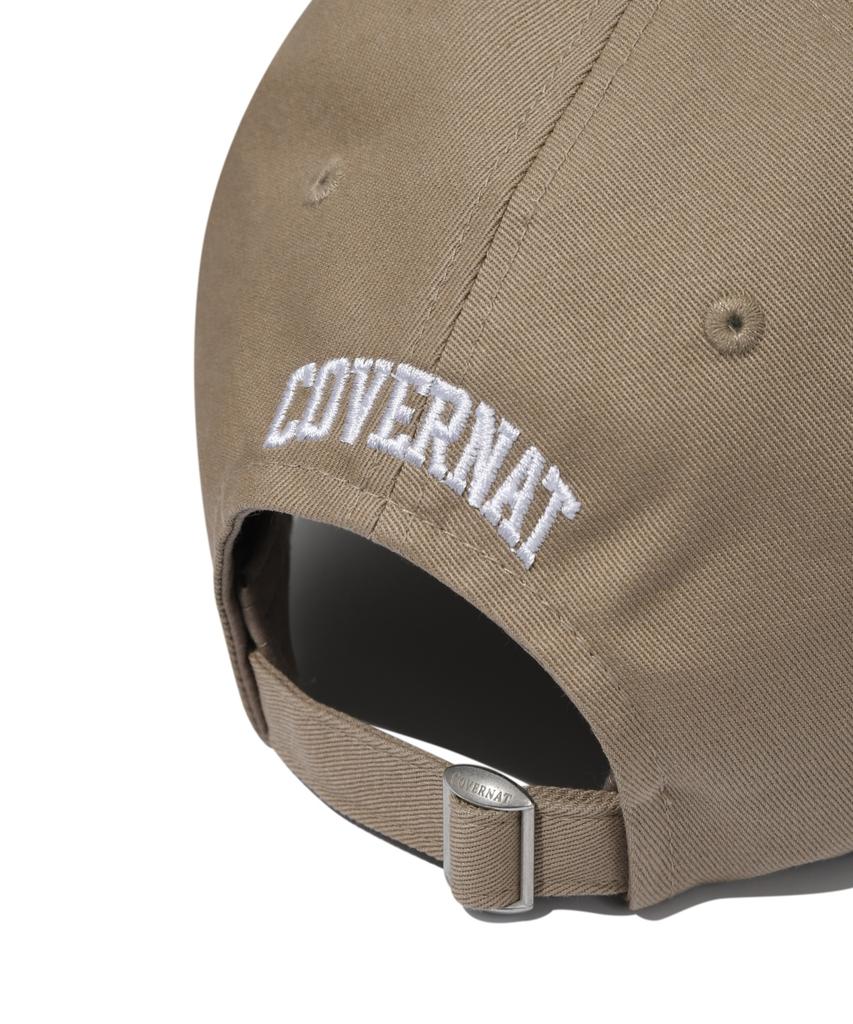 COVERNAT [Стандартный крой] Маленький C-логотип B.B. Кепка бежевая