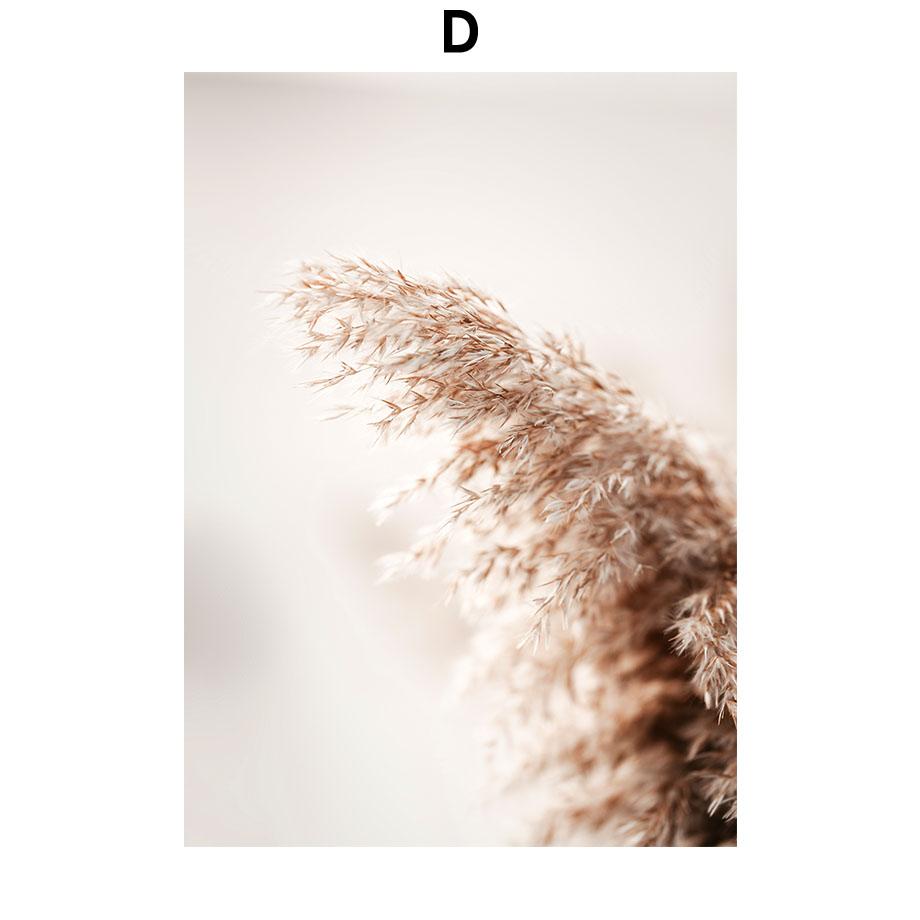 Бежевый пальмовый лист, жгучий цветок, тростник, постеры и принты, холст, живопись, скандинавские настенные художественные картины, гостиная, домашний декор