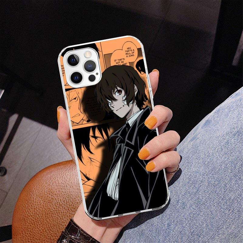 Bungo Stray Dogs Manga Phone Case For iPhone 17 Air 16 Pro Max 16E 15 + 14 Plus 11 12 13 Mini 7 8 SE Gift Print Cover Fundas 17