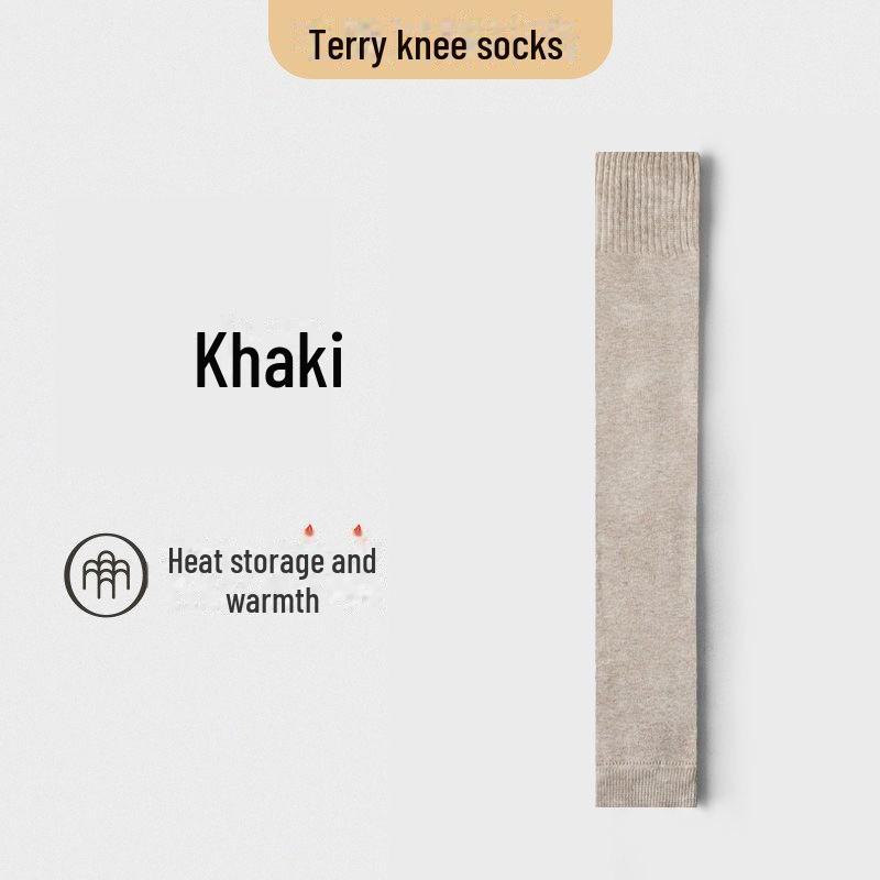 Женские бархатные толстые наколенники, длинные леггинсы - теплые махровые леггинсы с высокой трубкой