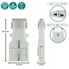 ROAD WARRIOR Overseas Multi Conversion Plug Gokon Белый AB BF B3 C CB SE O O2 Совместим с адаптером питания более чем 150 стран RWG101WH