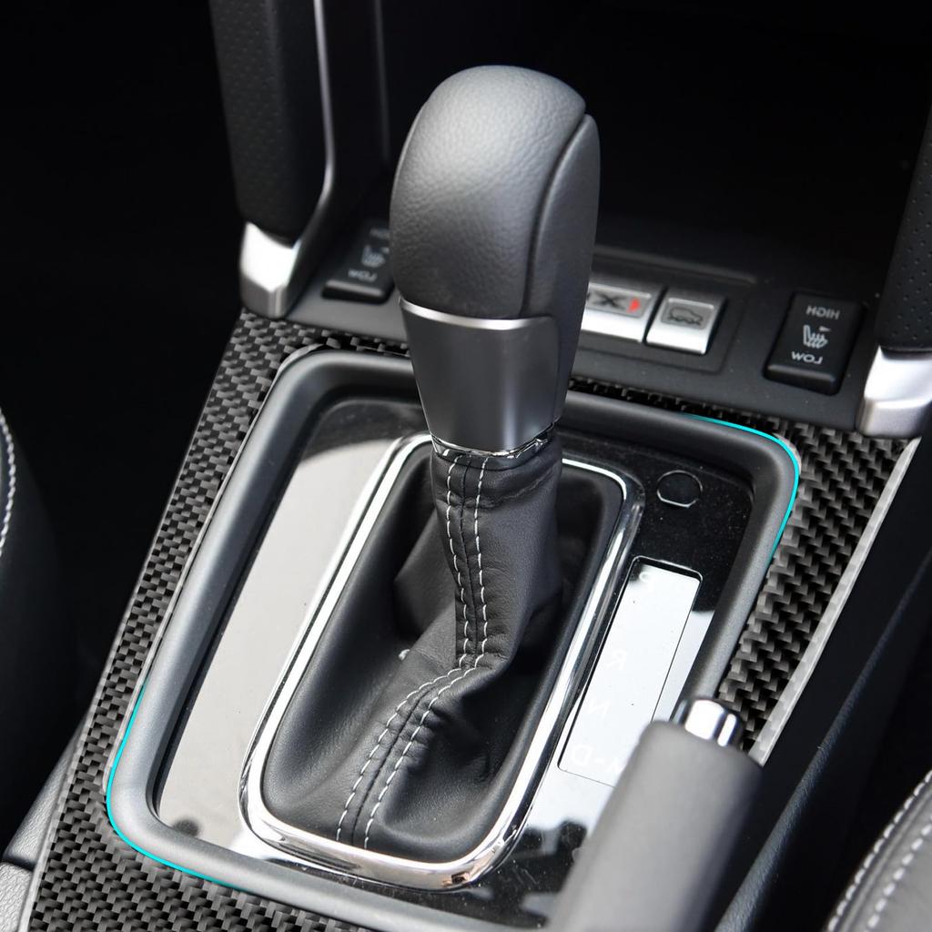 AIRSPEED Carbon Fiber Gear Shift Panel Trim Cover (Type B) for Subaru Forester SJ (2013–2016, RHD)