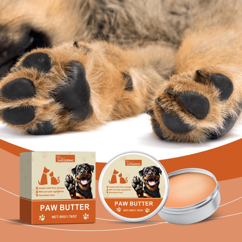 Pet Paw Balm Nourishing and Soothing Foot Pad Care for Dry Cracked Paw Pads Gentle Pet Supplies