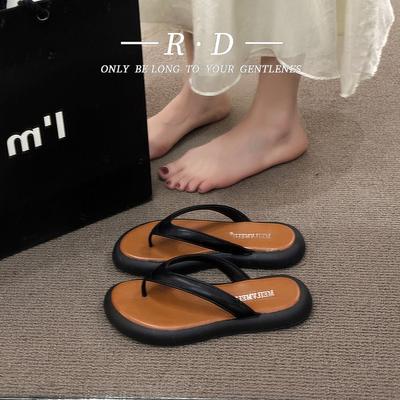 Шлепанцы женские новые шлепающие холодные тапочки летняя обувь на плоской подошве повседневные приморские сандалии