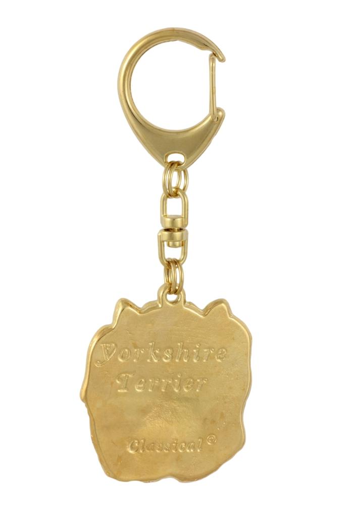 Йоркширский терьер, Yorkie I - Позолоченный брелок для ключей с собакой, украшение на сумочку, роскошный аксессуар от бренда Art-Dog