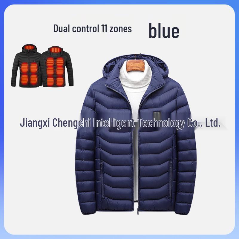 Хлопковая куртка с USB-подогревом и регулируемой температурой