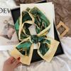 New Small Long Silk Scarf Women Tie Bag Headband Horse Printing Hairband Scarves Korean Style Neckerchief Ribbon Luxury Brand