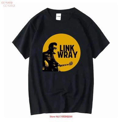 Link Wray Unisex With Guitas Music Art T Shirt Vintage Fashion Slightly Breathable Casual Comfortable Streetwear Vintage