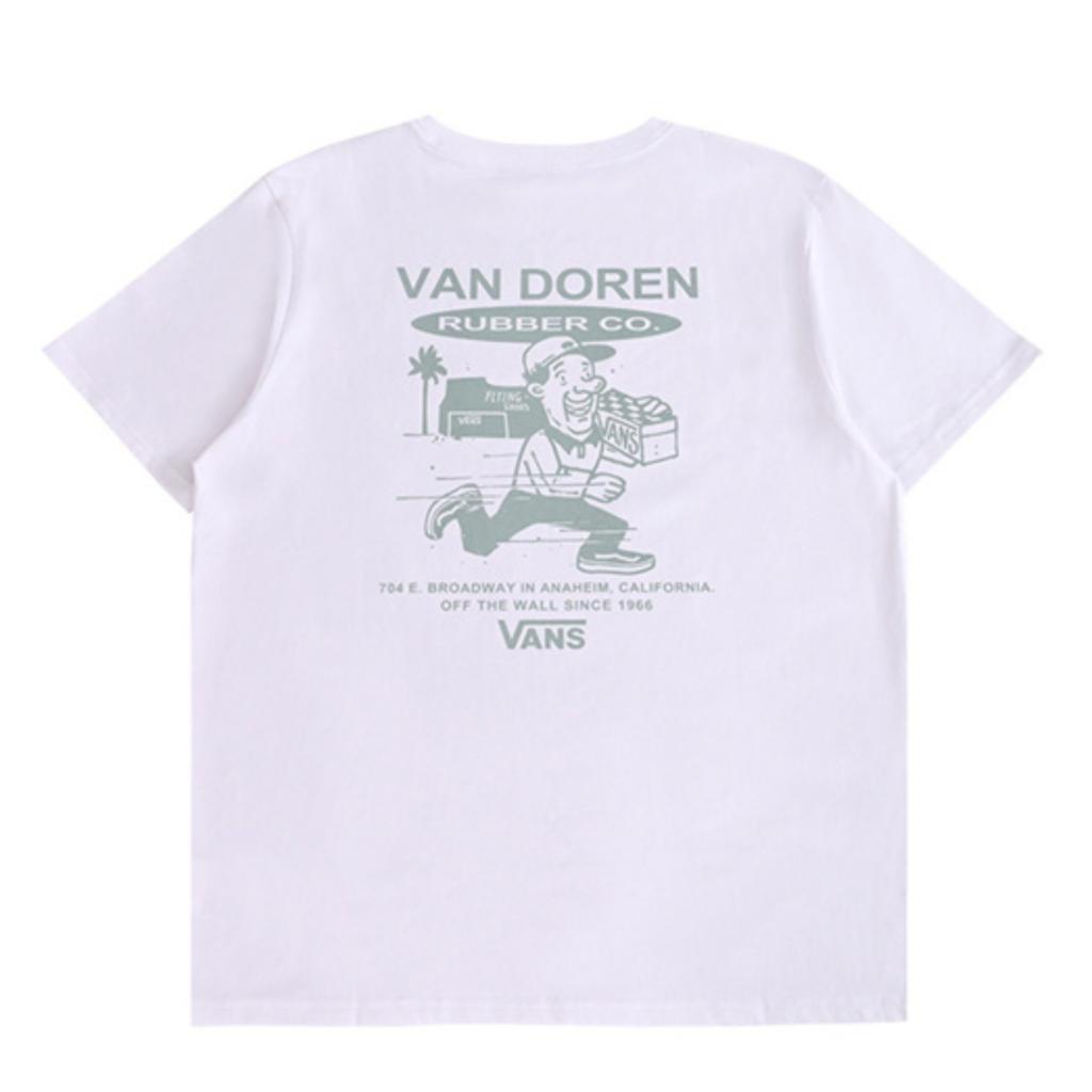 Vans Casual Simple Versatile Fashion Short Sleeve T-Shirt Men Tops White VN000HZMWHT
