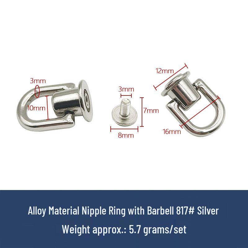 Аксессуары для сумок и багажа: Кольца, Голова монаха, Пирсинг сосков, Кожаные пряжки для DIY, Декоративные винты-заклепки