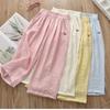 Girls' Pants Summer Thin Children's Mosquito Proof Pants Summer Straight Leg Pants Girls' New Ice Silk Wide Leg Pants