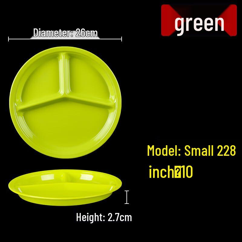 Melamine Divided Canteen Tray