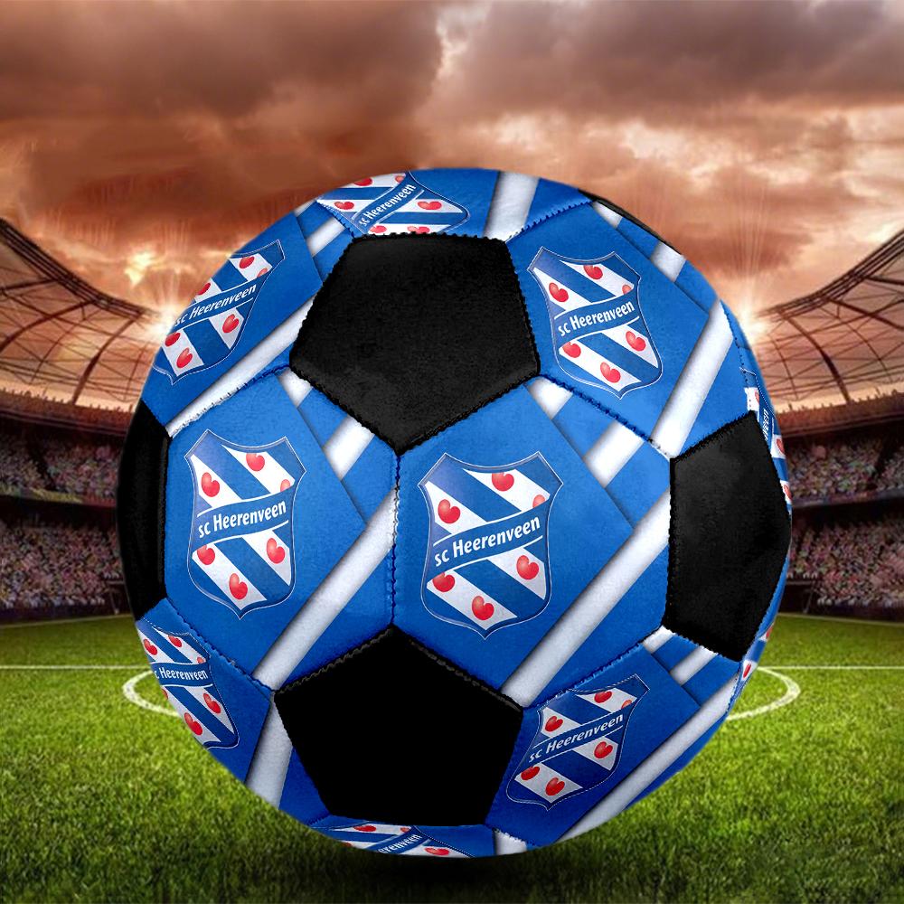 РАЗМЕР 5 Футбольный мяч SC Heerenveen Цветной Для всех возрастов Машинная строчка ПВХ Готов к соревнованиям Прочный Высокий отскок