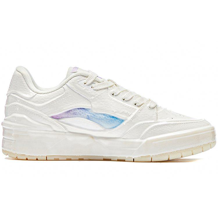 Li Ning RSR 101 Низкие Скейтбордические Кроссовки Женские Mist White ABCS108-1