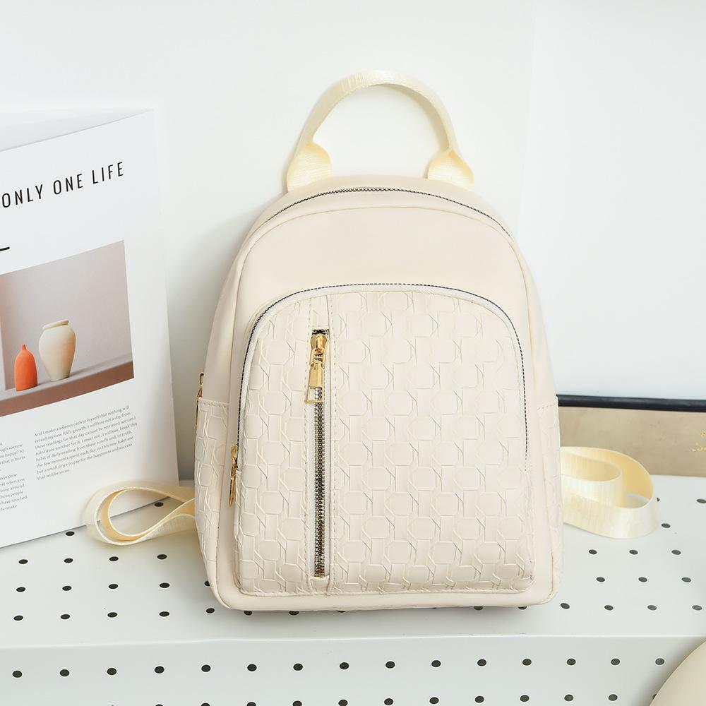 Однотонный женский рюкзак из искусственной кожи, сумка двойного назначения, небольшой дорожный рюкзак