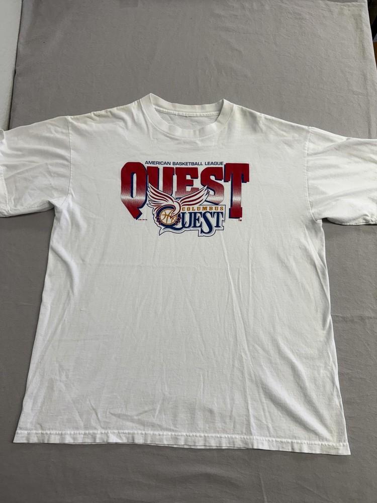 Винтажная футболка Женской Баскетбольной Лиги ABL Quest Tee -XL Унисекс Футболка
