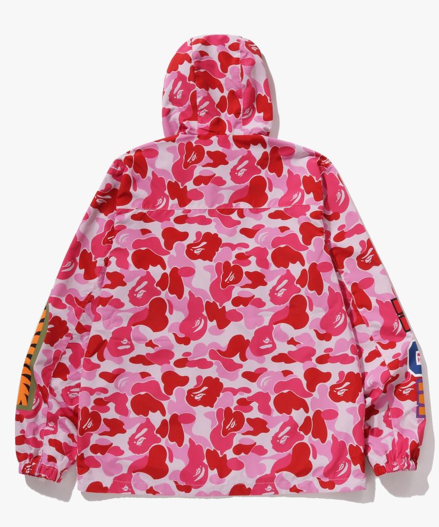 Bape Abc Camo Shark Hooded Jacket (M) Pink