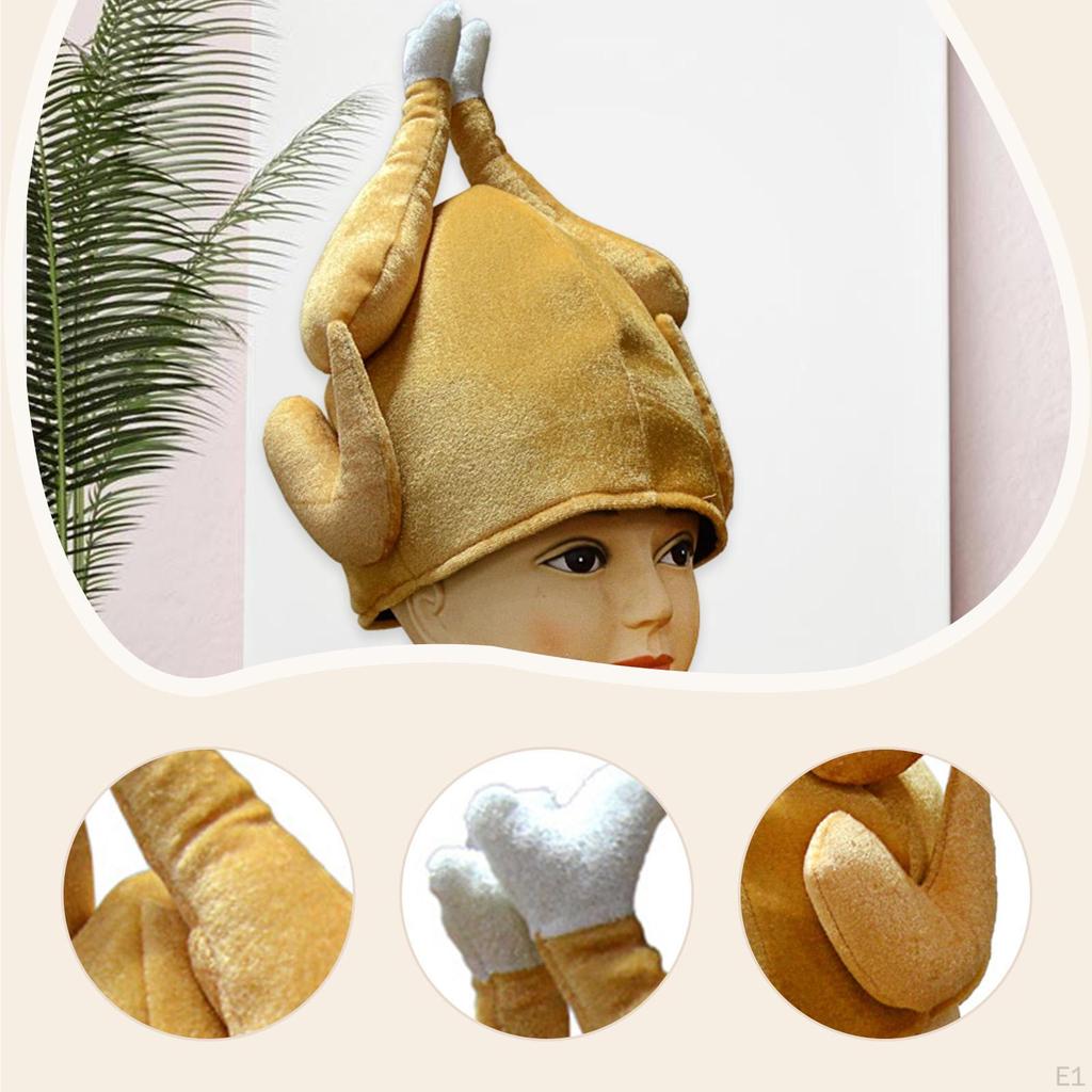Thanksgiving Turkey Costume Hat Fancy Dress Decoration Headwear for Role