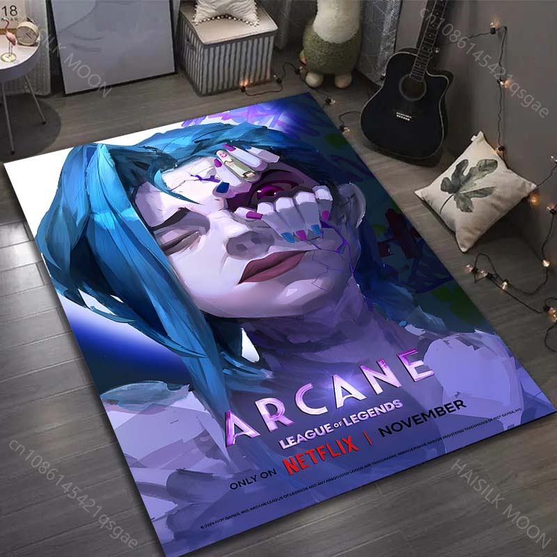 15 размеров A-Arcane Принт Игровой ковер для гостиной, спальни, дивана, придверный коврик, декор, ковер для зоны диванного столика, нескользящий коврик для пола для подарков