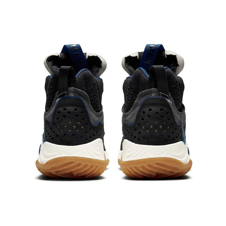 Кроссовки унисекс Air Jordan Delta Mid Storm Blue Черные Тренажерный-красный Темно-серый DC2130-006