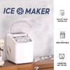 Бытовой автоматический самоочищающийся льдогенератор, бесшумная работа, машина для производства льда, маленький электрический льдогенератор для кубиков льда
