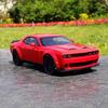 1/32 DODGE Challenger Hellcat Redeye Supercar Die Casting Model Car Sound and Light Hobby Collectibles Classic Decorative Gifts