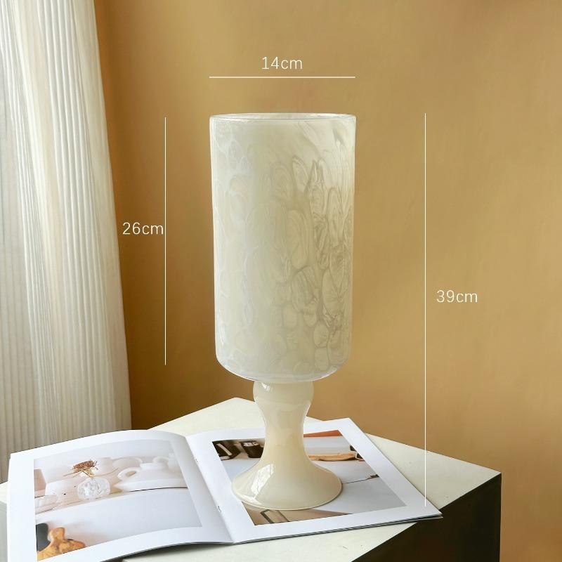 Glazed Vase Decorative Modern Vases Luxury Aesthetic Interior Flower Bottle Elegant Living Room Flowers Bottles Table Decoration