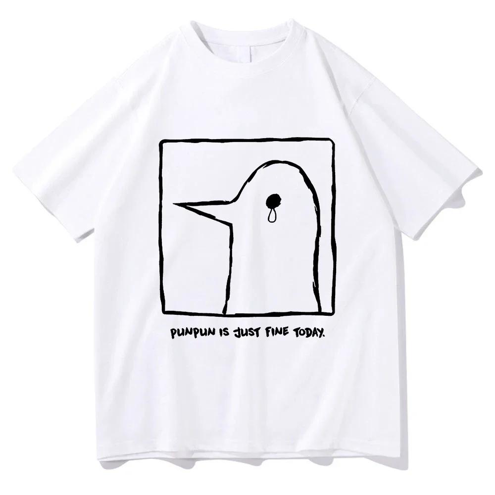 Футболка Oyasumi Punpun Мужская Женская Харадзюку Эстетичная Уличная Одежда Графическая Футболка Унисекс Аниме Манга Мультфильм Винтажная Песочная Футболка Топы