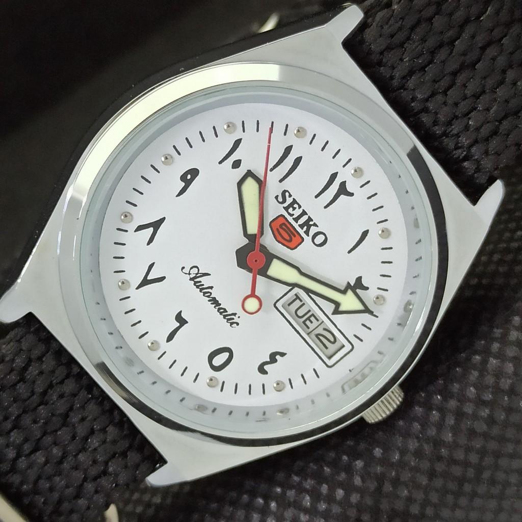 ВОССТАНОВЛЕННЫЕ ВИНТАЖНЫЕ SEIKO 5 AUTO 6309A ЯПОНИЯ МУЖСКИЕ АРАБСКИЕ ЧАСЫ 533c-a279914-9