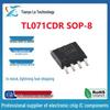 Совершенно новый TL071CDR TL071C SOP-8 Малошумящий операционный усилитель с JFET-входом