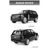 1/18 Range Rover 50th Anniversary Alloy Car Model Sound And Light Simulation Car Decoration Collection Boy Childrens Toy Gift