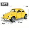 1:36 Металлических Винтажных Литых Моделей Автомобилей BEETLES Классическая Модель Машинки с Инерционным Механизмом Миниатюрная Копия Транспортного Средства Для Коллекции Подарок