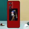 Красная Эстетика Рисунки Искусство Для Realme GT 6T 5 6 GT 7 Pro C67 C75 C61 C55 C53 C51 C21Y C25S 10 11 12 13 14 Pro Plus Чехол