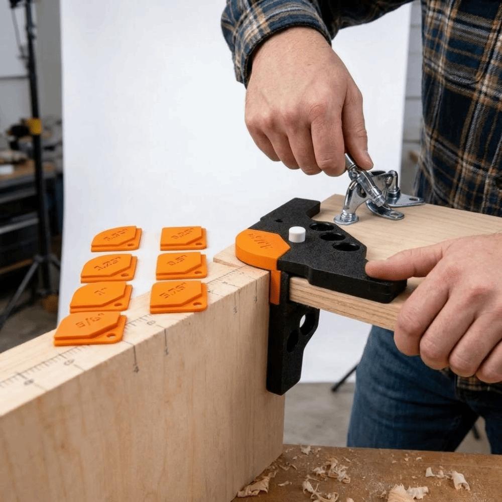 Adjustable Right Angle Clamp 3D Printed Table Corner Fixer Tool Corner Jig Desktop