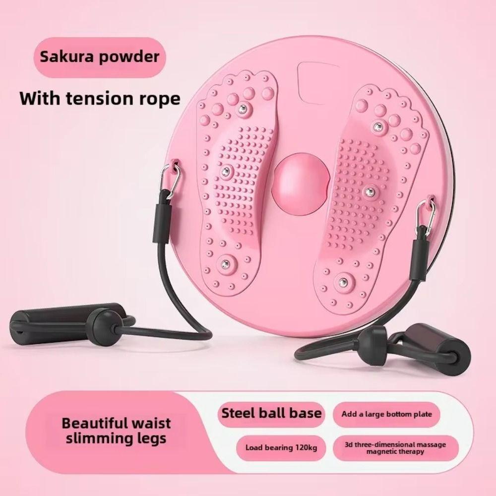 Magnetic Tension Foot Massage Torsion Disc with Rope Body Shaping Boards Hip Trainer