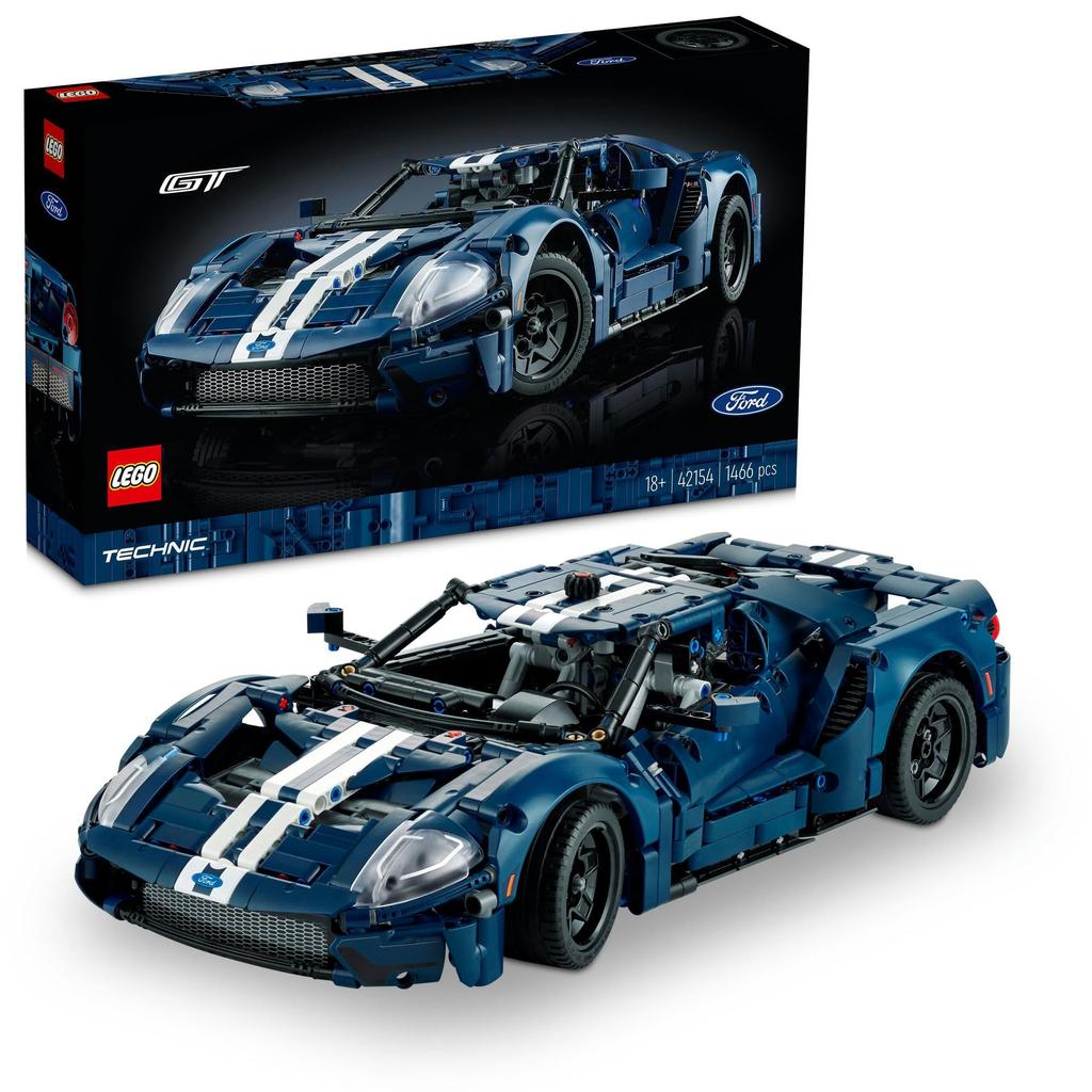 LEGO Technic 2022 Ford GT Toy Present Birthday Block Christmas Men Women Vehicle Car Mini Car 42154