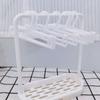 Plastic Doll Clothes Hanger Windproof Doll Clothes Display Rack  Dress Pants Accessories