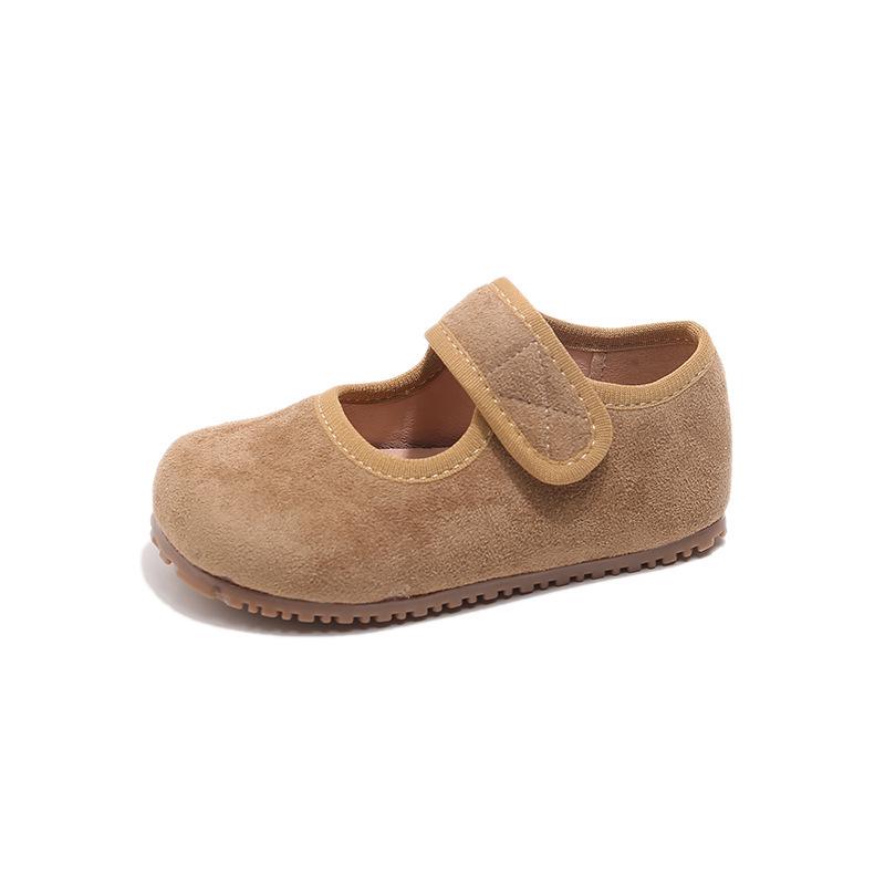 Детские ретро лоферы Birkenstock с флисовой подошвой - Корейские туфли Мэри Джейн Осень/Зима 2025