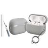 Чехол из натуральной кожи для AirPods Pro 3 2025 Новые AirPods Pro 3 Защитный Полная беспроводная зарядка Видимый светодиодный индикатор (YEZHU Релиз) Ударопрочный,