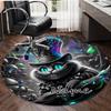 Personalized Cheshire cat Round Chair Office Rug - Perfect for Mat, Office Chair & More - Ideal Gift for Birthdays and Holidays