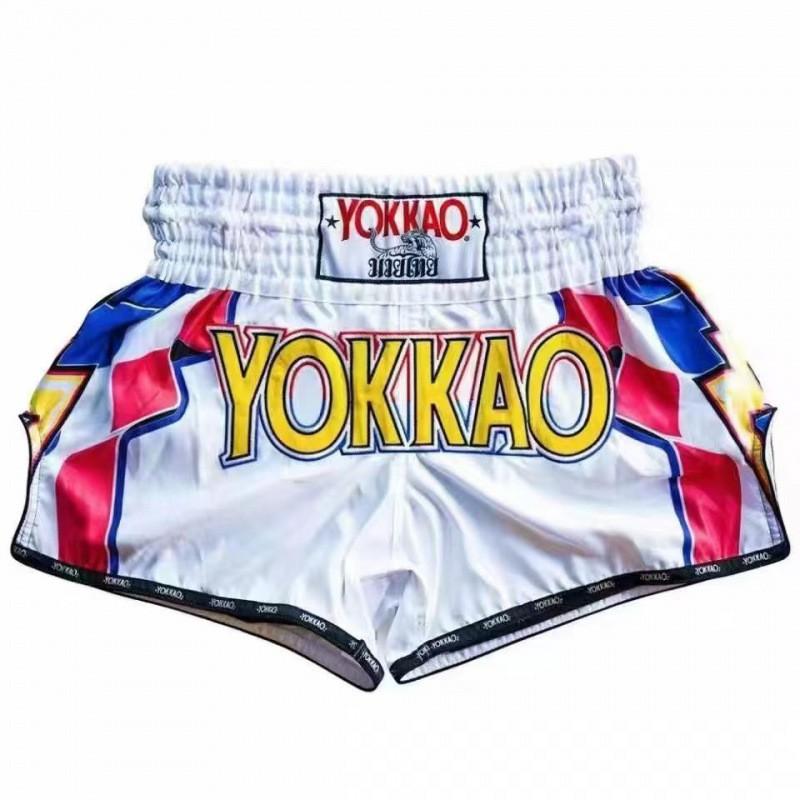 Muay Thai Shorts Kickboxing Pants MMA Training Men Women Boxing Fighting Grappling