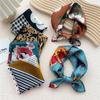 50 Spring/Summer New Small Scarf Small Square Scarf Women'S Professional Decoration Printed Professional Fashion Scarf