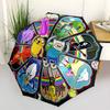 1pc Adventure-Time Automatic Open/Close Umbrella, Lightweight Design for Everyone, Halloween & Christmas Gifts - Ideal for Daily, Formal, Party Use, F