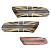 Gold UK Union Jack Style Side Marker Lamp Scuttle ert For MINI F55 F56 F57