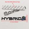 3D Metal Car Styling Logo HYBRID Badge Rear Trunk Emblem Fender Side Sticker For Toyota HYBRID Auto Accessories