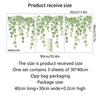 Bedroom Ornament Mural Art Eucalyptus Leaves Decal Green Plant Vine Wall Stickers Home Decoration