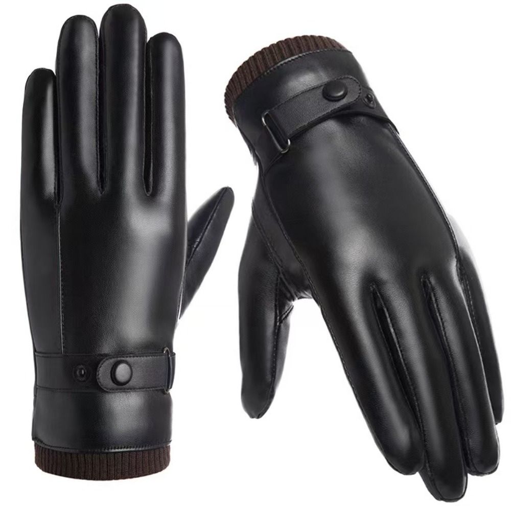 Windproof Male Cycling Gloves Motorcycle Full Finger Mittens Driving